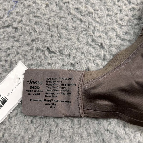 Soma Bra 34DD Full Coverage Embracing Shape Full Coverage - Picture 8 of 9